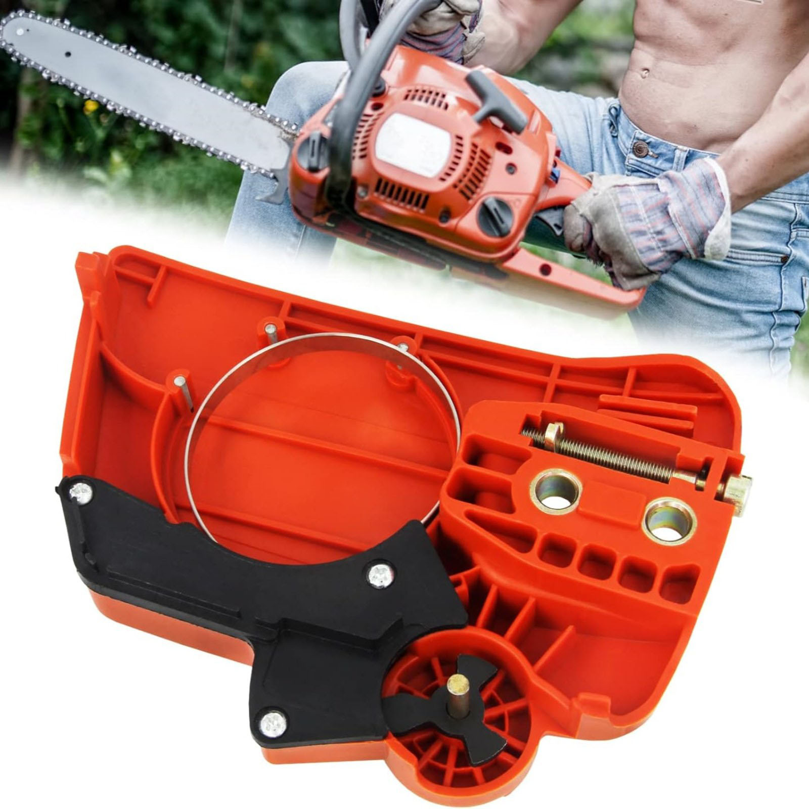 Husqvarna Chainsaw 120 Mark Ii - 525628901 チェーンソー クラッチ チェーンブレーキ カバー アクセサリー