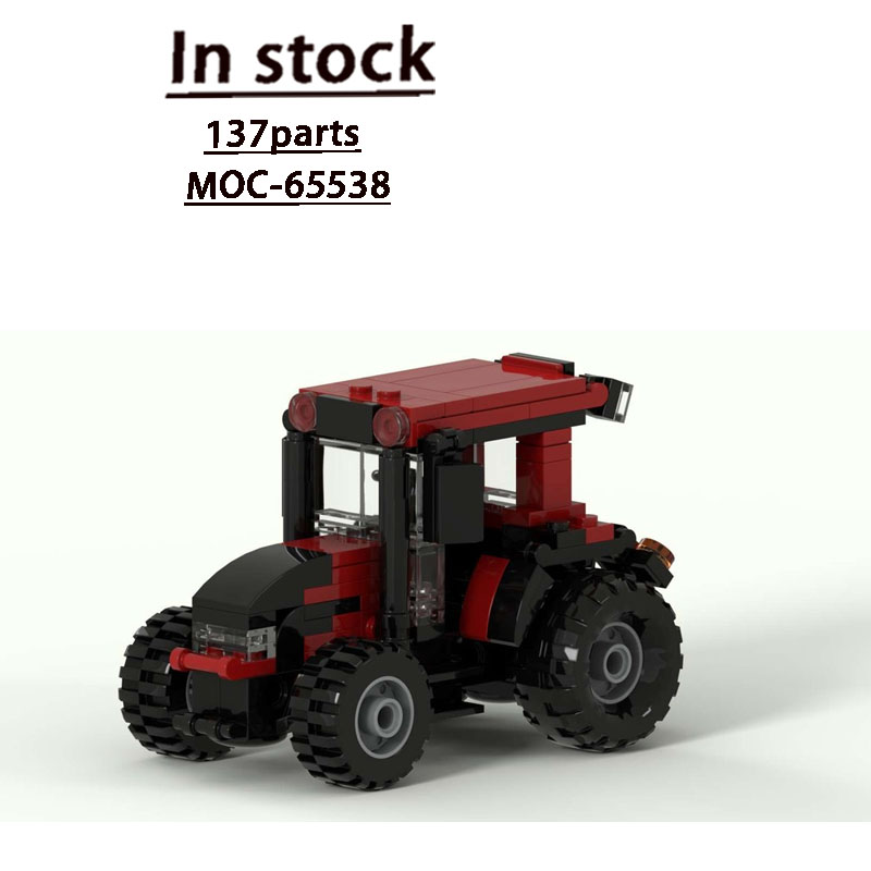 Urban Farming Building - MOC-65538 都市農場農業レトロトラクタービルディングブロックモデル 137 パーツクリエイティブボーイズ子供の誕生日おもちゃギフト